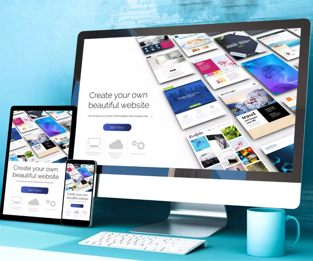 Web sitesi açılış sayfası içeriği